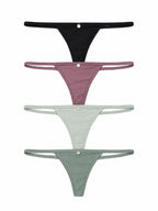 Mj273-010 Panty Microfibra Paqx4