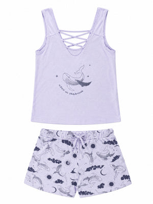 PM128-009 Pijama Conjunto Pantalon Corto