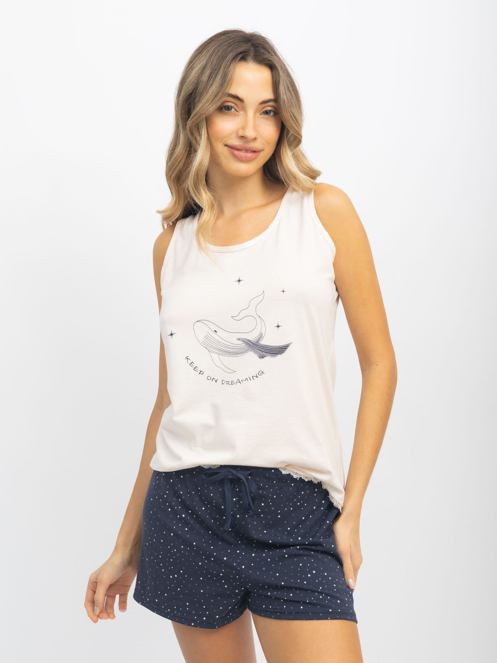 PM128-011 Pijama conjunto Pantalon Corto