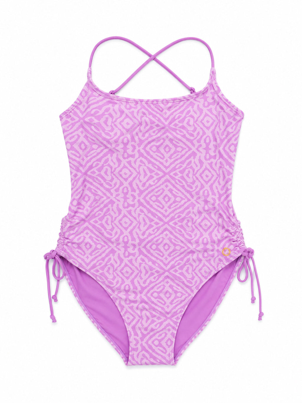 Vb133-017 Traje de Baño Enteriza Estampada